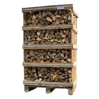 Caisse de bois de chauffage